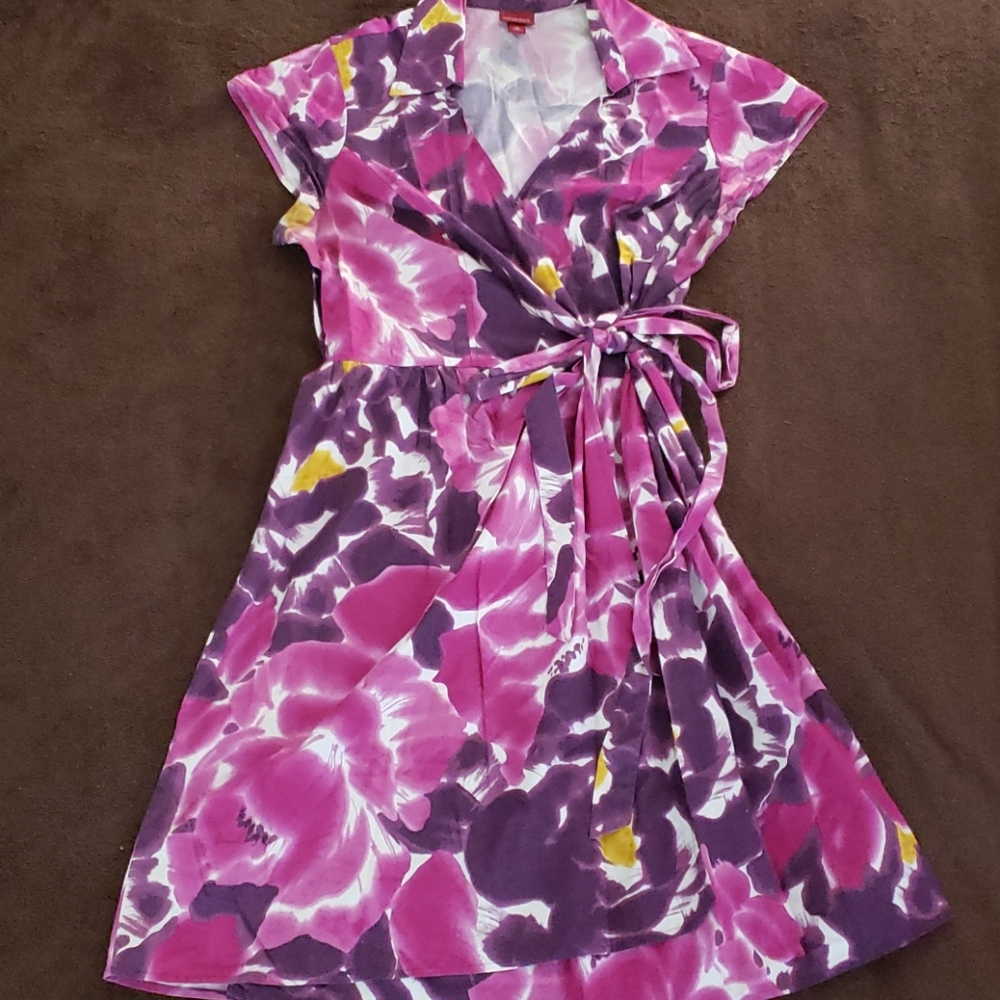 Floral Wrap Dress